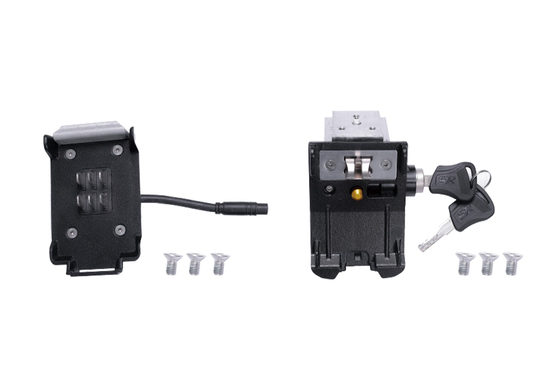 Battery Plate Set for Fat Tire 1 Ebike, Upper and Lower Plate.