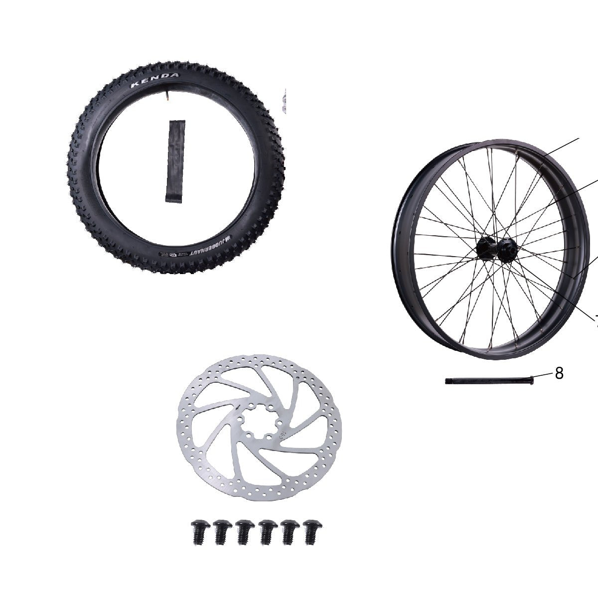 Front Wheel Assembly - Hunting 1