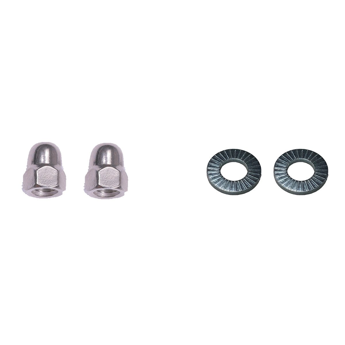 Front Wheel Axle Nuts w/Washers- FAT TIRE
