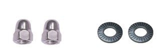 Front Wheel Axle Nuts w/Washers- Denago Commute