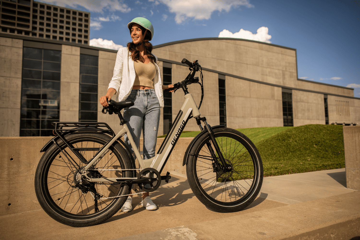 Denago Commute 1 Step Thru Ebike | 28 MPH Speed, 60-Mile Range Commuter ...