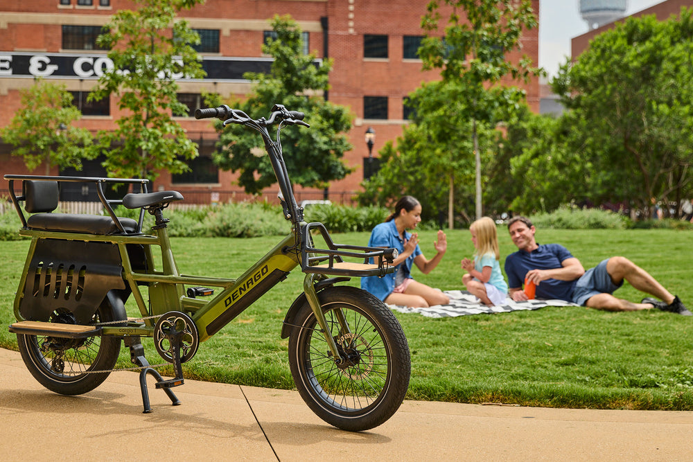 Denago Compact Cargo 1 eBike | All Weather Dual Battery Cargo Utility ...