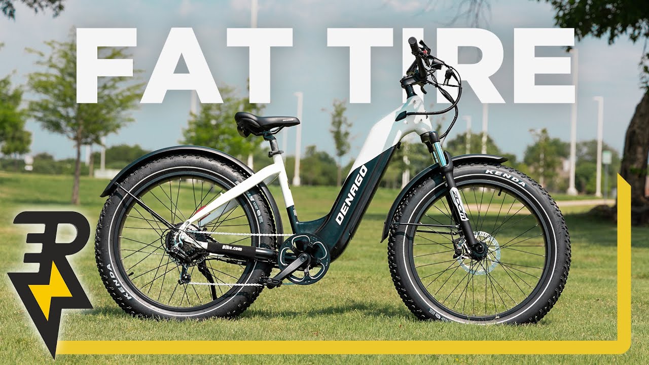 Load video: Electrified Reviews&#39; video review of Denago Fat Tire eBike
