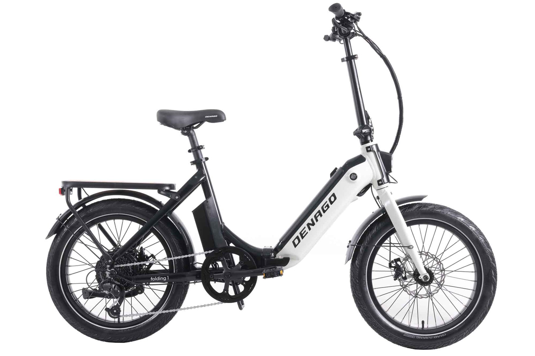 Denago Folding 1 eBike  Premium Comfort & Quality Foldable Fat Tire  Electric Bike