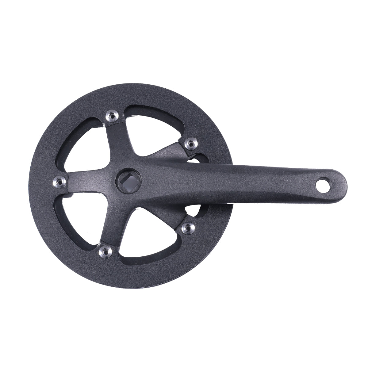 Crank Arm w/Chain Guard and Rind- Drive Side/Right- Denago Commute